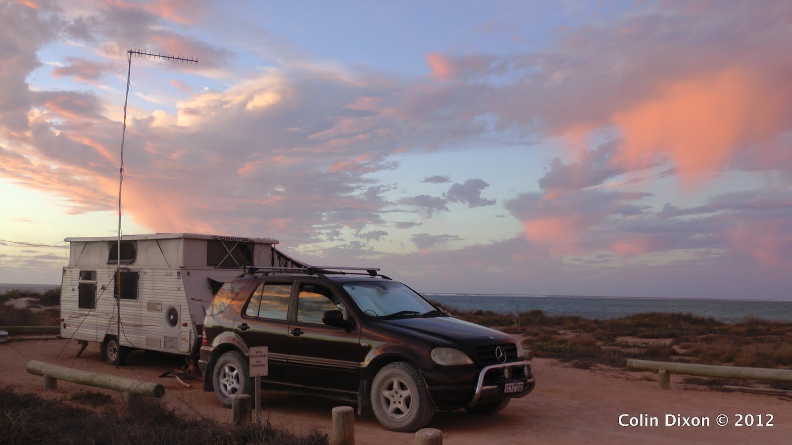Mobile office at Ningaloo Reef